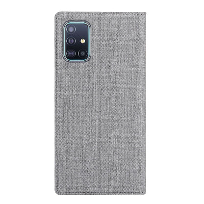 For Galaxy A71 ViLi Magnet Horizontal Flip Shockproof TPU + PU Leather Protective Case  Card Slot & Holder(Grey) - Galaxy Phone Cases by ViLi | Online Shopping UK | buy2fix
