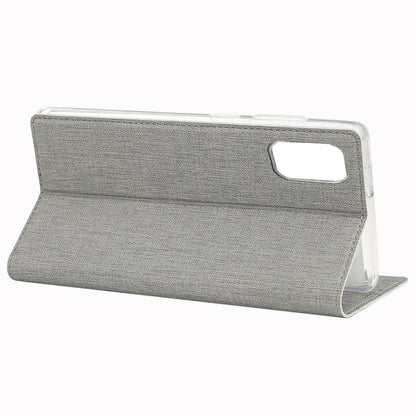 For Galaxy A71 ViLi Magnet Horizontal Flip Shockproof TPU + PU Leather Protective Case  Card Slot & Holder(Grey) - Galaxy Phone Cases by ViLi | Online Shopping UK | buy2fix