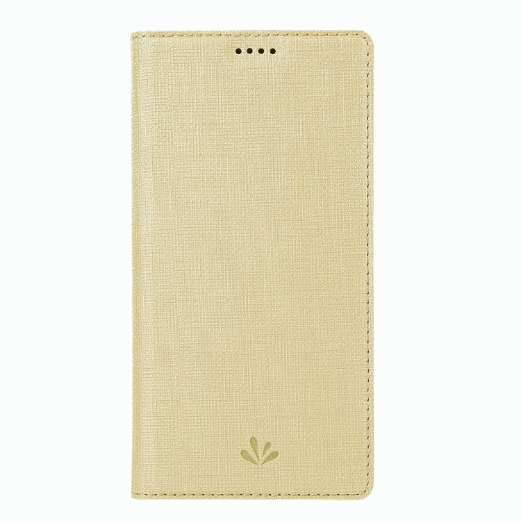 For Galaxy A71 ViLi Magnet Horizontal Flip Shockproof TPU + PU Leather Protective Case  Card Slot & Holder(Champaign Gold) - Galaxy Phone Cases by ViLi | Online Shopping UK | buy2fix