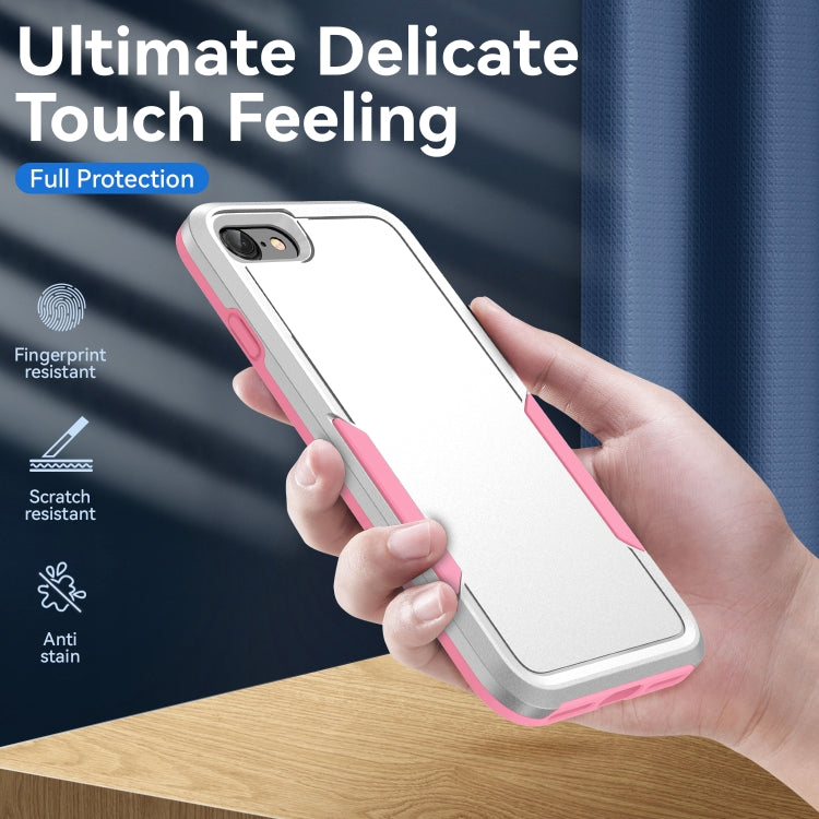 For iPhone SE 2022 / SE 2020 / 8 / 7 Pioneer Armor Heavy Duty PC + TPU Phone Case(White) by buy2fix