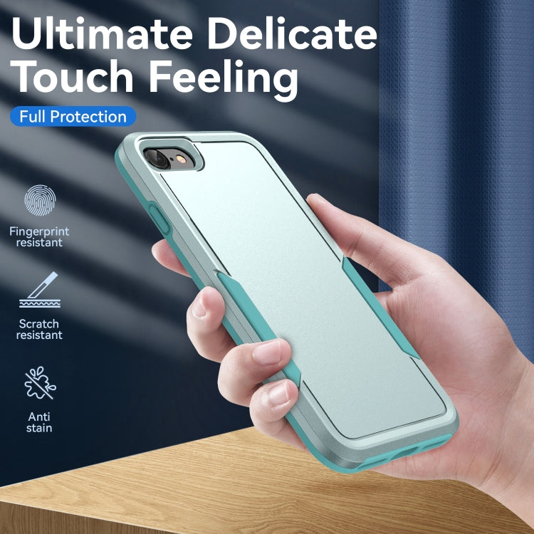 For iPhone SE 2022 / SE 2020 / 8 / 7 Pioneer Armor Heavy Duty PC + TPU Phone Case(Green) by buy2fix