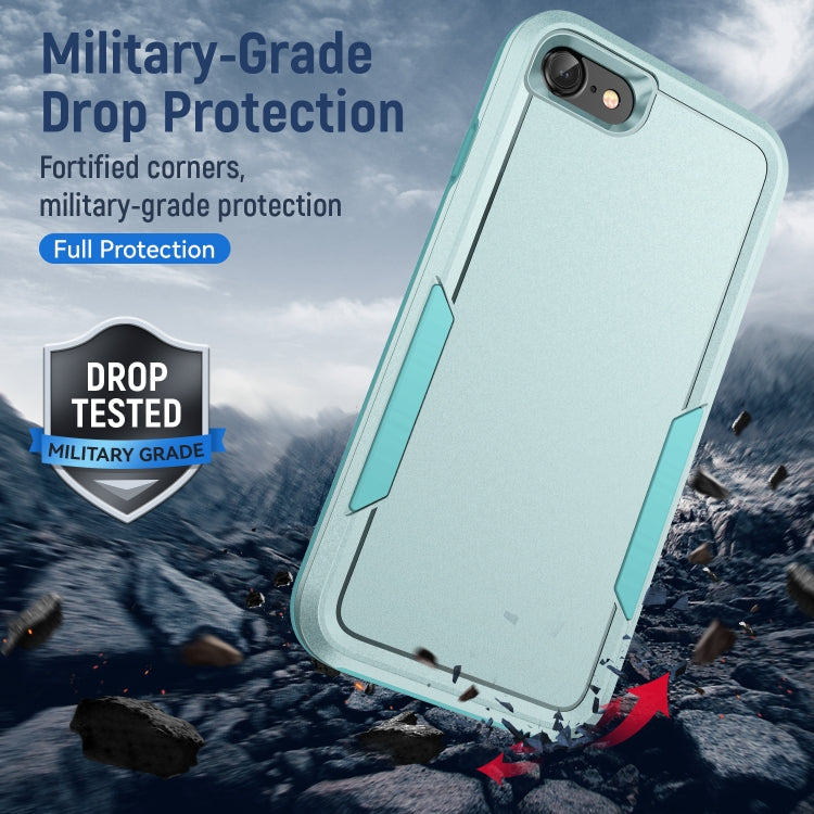 For iPhone SE 2022 / SE 2020 / 8 / 7 Pioneer Armor Heavy Duty PC + TPU Phone Case(Green) by buy2fix