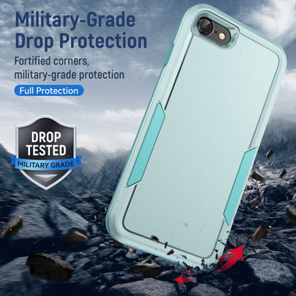 For iPhone SE 2022 / SE 2020 / 8 / 7 Pioneer Armor Heavy Duty PC + TPU Phone Case(Green) by buy2fix