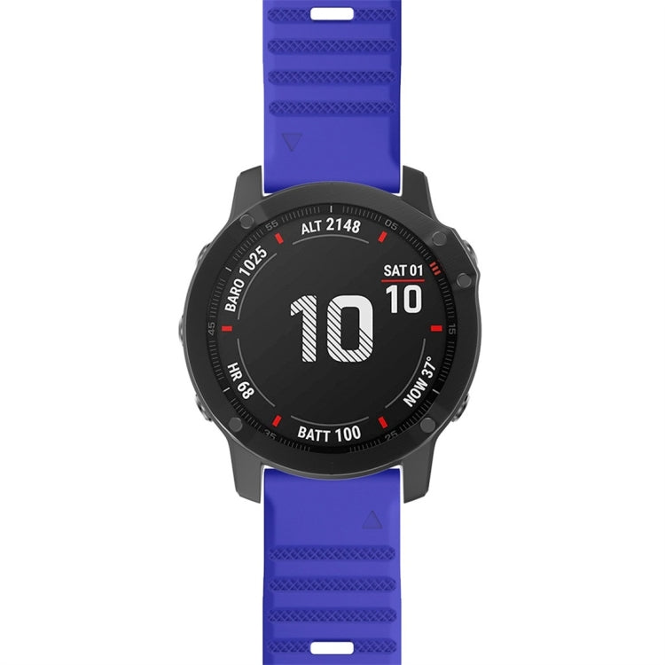 For Garmin Fenix 7X Silicone Watch Band(Sapphire Blue) - Watch Bands by buy2fix | Online Shopping UK | buy2fix