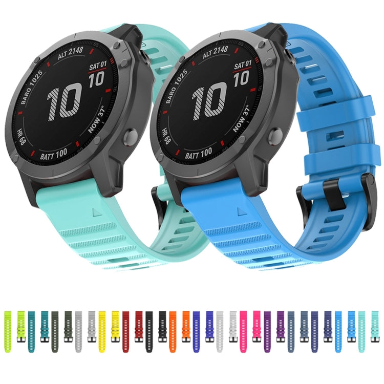 For Garmin Fenix 7X Silicone Watch Band(Purple) - Watch Bands by buy2fix | Online Shopping UK | buy2fix