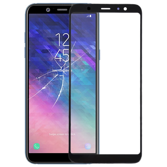 For Samsung Galaxy A6+ Front Screen Outer Glass Lens with OCA Optically Clear Adhesive - Outer Glass Lens by buy2fix | Online Shopping UK | buy2fix