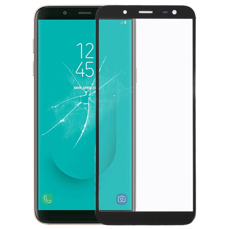 For Samsung Galaxy J6 / J600 Front Screen Outer Glass Lens with OCA Optically Clear Adhesive - Outer Glass Lens by buy2fix | Online Shopping UK | buy2fix