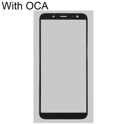 For Samsung Galaxy J6 / J600 Front Screen Outer Glass Lens with OCA Optically Clear Adhesive - Outer Glass Lens by buy2fix | Online Shopping UK | buy2fix