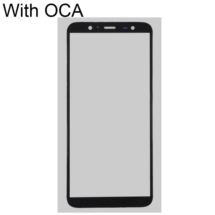 For Samsung Galaxy J8 / J810 Front Screen Outer Glass Lens with OCA Optically Clear Adhesive - Outer Glass Lens by buy2fix | Online Shopping UK | buy2fix