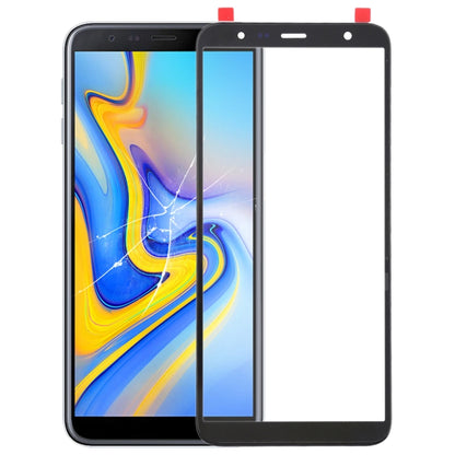 For Samsung Galaxy J4+ / J6+ Front Screen Outer Glass Lens with OCA Optically Clear Adhesive - Outer Glass Lens by buy2fix | Online Shopping UK | buy2fix