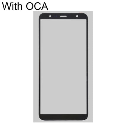 For Samsung Galaxy J4+ / J6+ Front Screen Outer Glass Lens with OCA Optically Clear Adhesive - Outer Glass Lens by buy2fix | Online Shopping UK | buy2fix