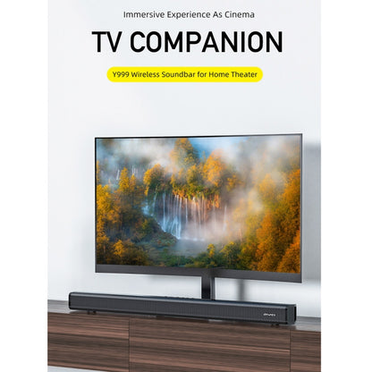 awei Y999 Desktop Wireless Bluetooth Speaker Soundbar(Black) - Desktop Speaker by awei | Online Shopping UK | buy2fix