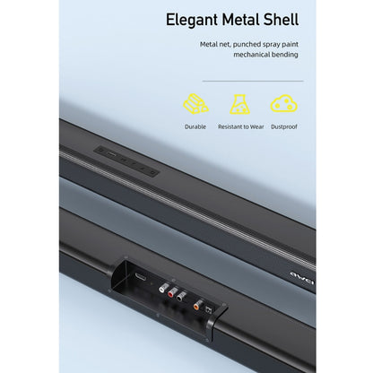 awei Y999 Desktop Wireless Bluetooth Speaker Soundbar(Black) - Desktop Speaker by awei | Online Shopping UK | buy2fix