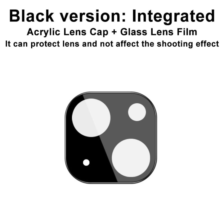 For iPhone 13 / 13 mini  imak Integrated Rear Camera Lens Tempered Glass Film with Lens Cap Black Version - iPhone 13 mini Tempered Glass by imak | Online Shopping UK | buy2fix