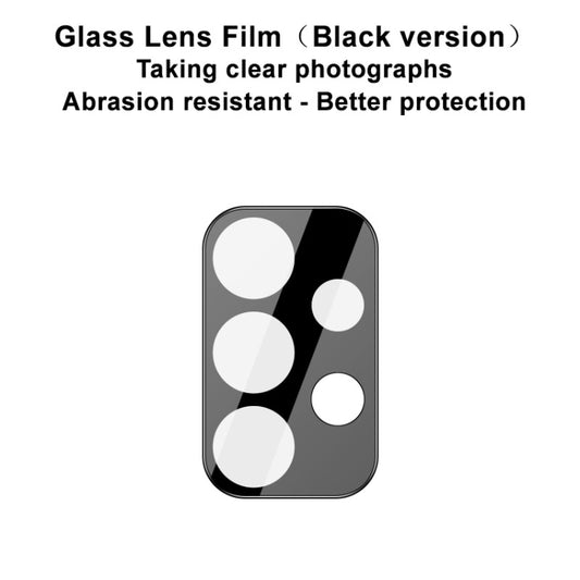imak Integrated Rear Camera Lens Tempered Glass Film with Lens Cap Black Version For Samsung Galaxy A53 5G by imak