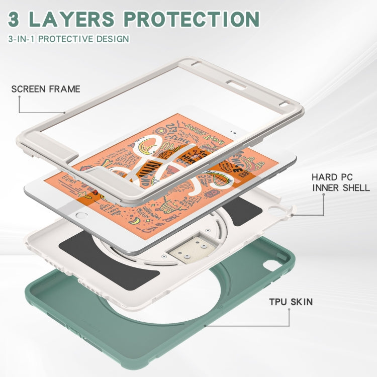 360 Degree Rotation PC + TPU Tablet Case For iPad mini 5 / 4(Jade Green) - iPad mini (2019) / mini 5 Cases by buy2fix | Online Shopping UK | buy2fix