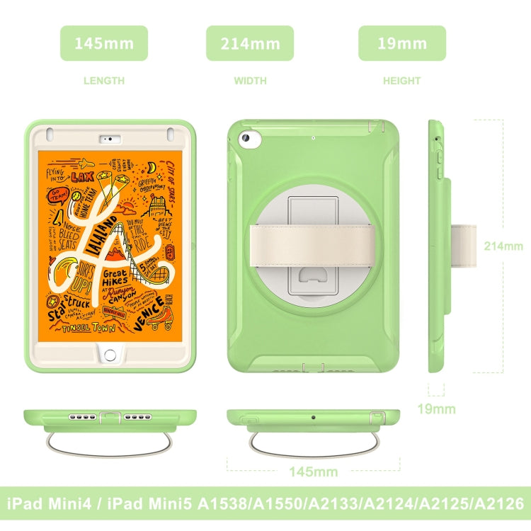 360 Degree Rotation PC + TPU Tablet Case For iPad mini 5 / 4(Matcha Green) - iPad mini (2019) / mini 5 Cases by buy2fix | Online Shopping UK | buy2fix