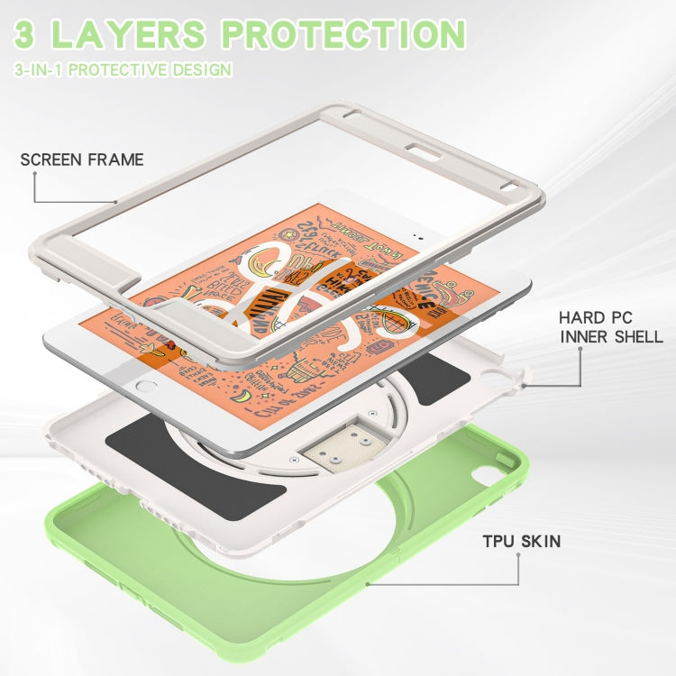 360 Degree Rotation PC + TPU Tablet Case For iPad mini 5 / 4(Matcha Green) - iPad mini (2019) / mini 5 Cases by buy2fix | Online Shopping UK | buy2fix