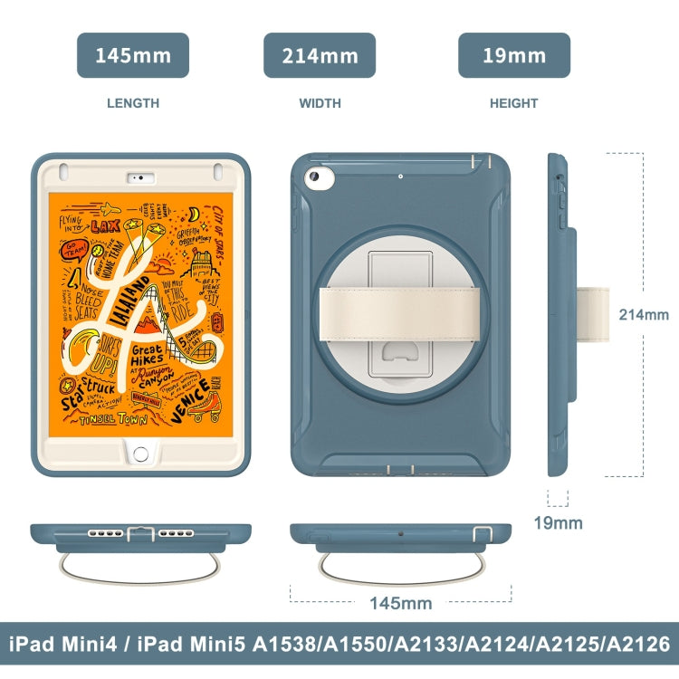 360 Degree Rotation PC + TPU Tablet Case For iPad mini 5 / 4(Cornflower Blue) - iPad mini (2019) / mini 5 Cases by buy2fix | Online Shopping UK | buy2fix