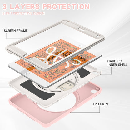 360 Degree Rotation PC + TPU Tablet Case For iPad mini 5 / 4(Cherry Blossoms Pink) - iPad mini (2019) / mini 5 Cases by buy2fix | Online Shopping UK | buy2fix