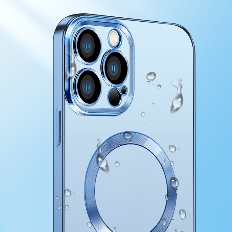 For iPhone 11 Pro Max Nebula Series MagSafe Magnetic Phone Case (Blue) - iPhone 11 Pro Max Cases by buy2fix | Online Shopping UK | buy2fix