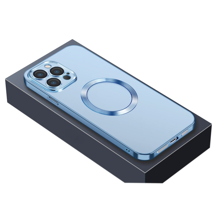 For iPhone 12 Nebula Series MagSafe Magnetic Phone Case(Sierra Blue) - iPhone 12 / 12 Pro Cases by buy2fix | Online Shopping UK | buy2fix