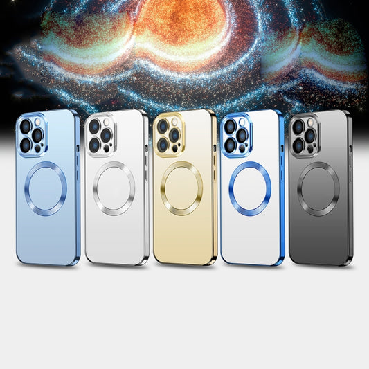 For iPhone 12 Pro Nebula Series MagSafe Magnetic Phone Case(Blue) - iPhone 12 / 12 Pro Cases by buy2fix | Online Shopping UK | buy2fix