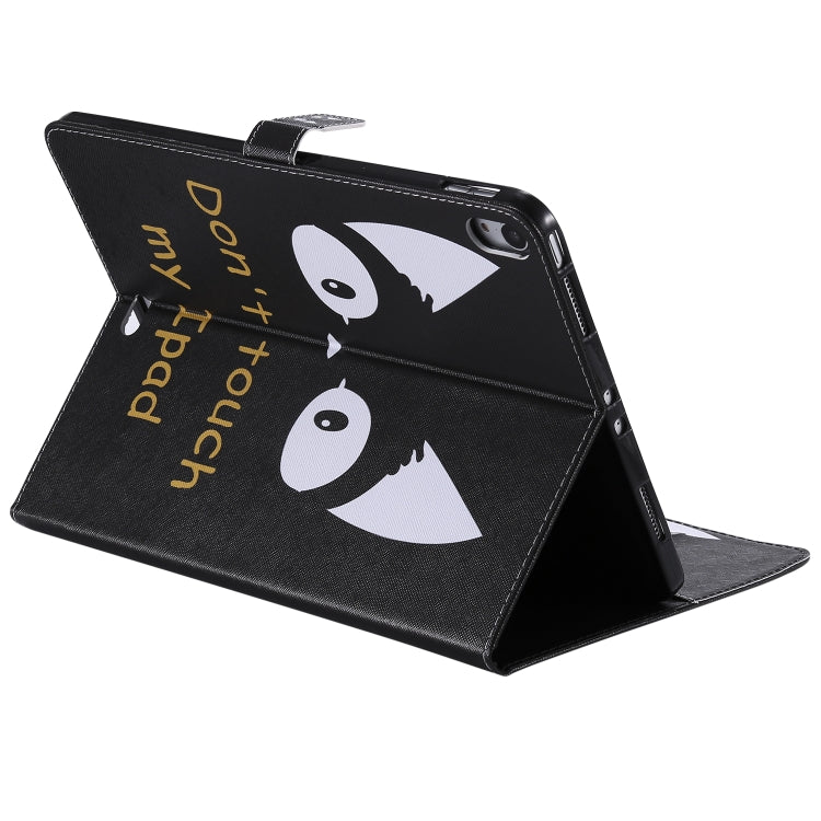 For iPad Pro 11 (2018) Colored Drawing Pattern Horizontal Flip PU Leather Case with Holder & Card Slots & Wallet(Cat Ears) - iPad Pro 11 (2018) Cases by buy2fix | Online Shopping UK | buy2fix