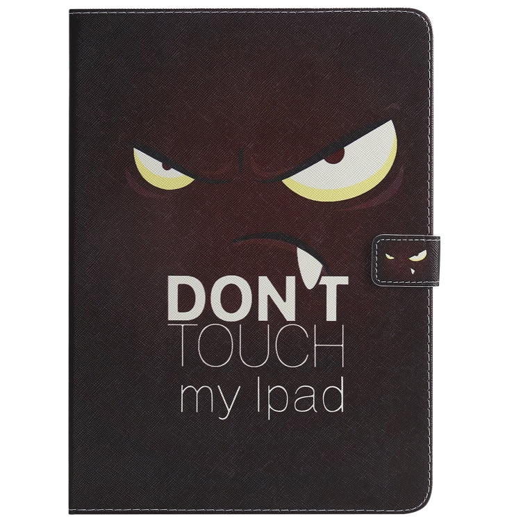 For iPad Pro 11 (2018) Colored Drawing Pattern Horizontal Flip PU Leather Case with Holder & Card Slots & Wallet(Eye) - iPad Pro 11 (2018) Cases by buy2fix | Online Shopping UK | buy2fix