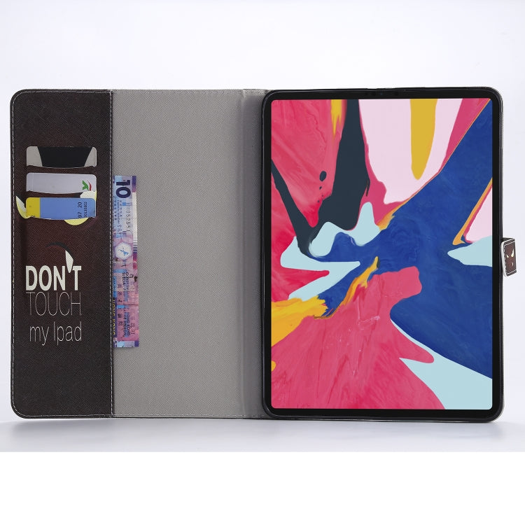 For iPad Pro 11 (2018) Colored Drawing Pattern Horizontal Flip PU Leather Case with Holder & Card Slots & Wallet(Eye) - iPad Pro 11 (2018) Cases by buy2fix | Online Shopping UK | buy2fix