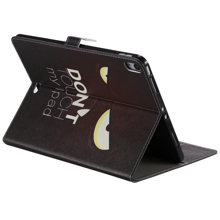 For iPad Pro 11 (2018) Colored Drawing Pattern Horizontal Flip PU Leather Case with Holder & Card Slots & Wallet(Eye) - iPad Pro 11 (2018) Cases by buy2fix | Online Shopping UK | buy2fix