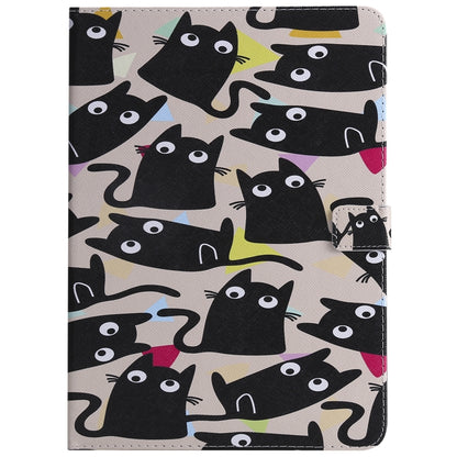 For iPad Pro 11 (2018) Colored Drawing Pattern Horizontal Flip PU Leather Case with Holder & Card Slots & Wallet(Little Cat) - iPad Pro 11 (2018) Cases by buy2fix | Online Shopping UK | buy2fix