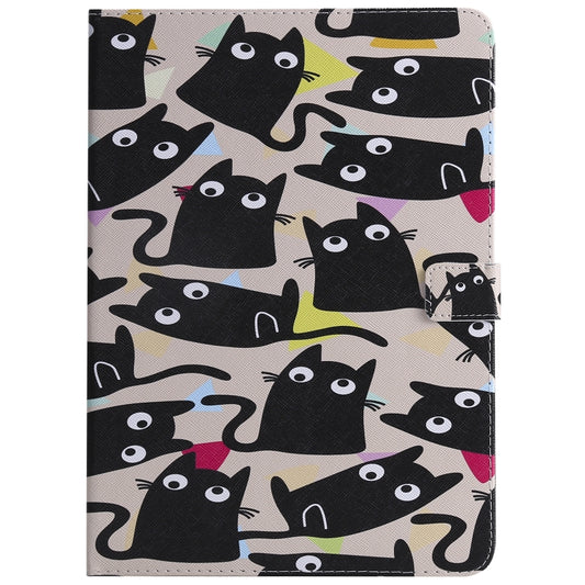 For iPad Pro 11 (2018) Colored Drawing Pattern Horizontal Flip PU Leather Case with Holder & Card Slots & Wallet(Little Cat) - iPad Pro 11 (2018) Cases by buy2fix | Online Shopping UK | buy2fix