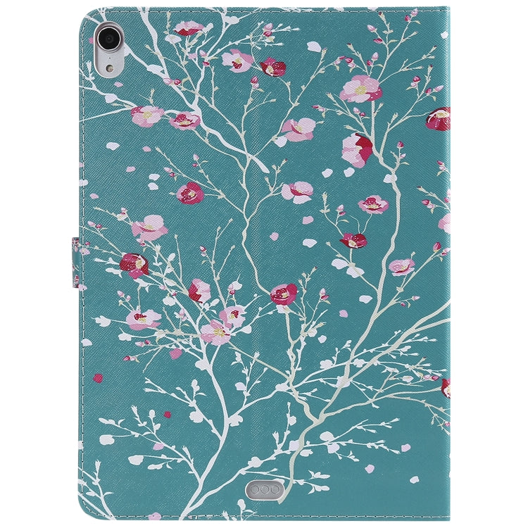 For iPad Pro 11 (2018) Colored Drawing Pattern Horizontal Flip PU Leather Case with Holder & Card Slots & Wallet(Apricot Tree) - iPad Pro 11 (2018) Cases by buy2fix | Online Shopping UK | buy2fix