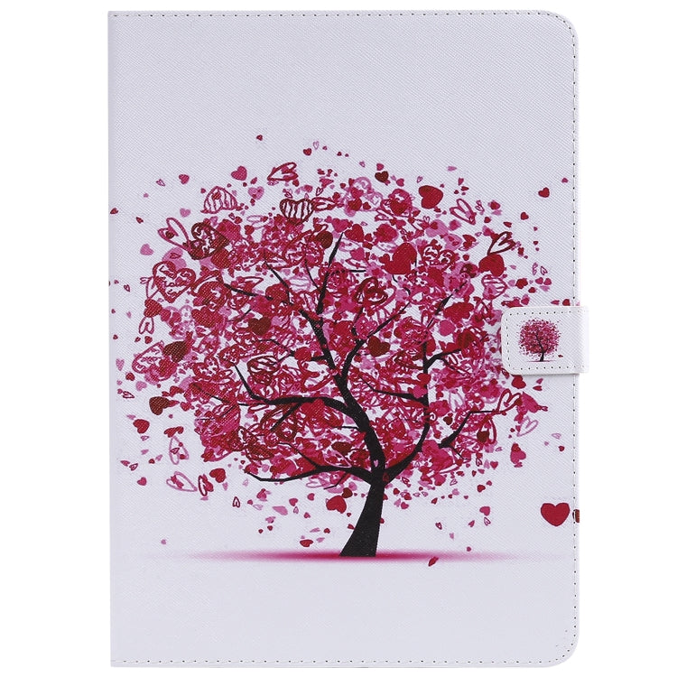 For iPad Pro 11 (2018) Colored Drawing Pattern Horizontal Flip PU Leather Case with Holder & Card Slots & Wallet(Colored Tree) - iPad Pro 11 (2018) Cases by buy2fix | Online Shopping UK | buy2fix
