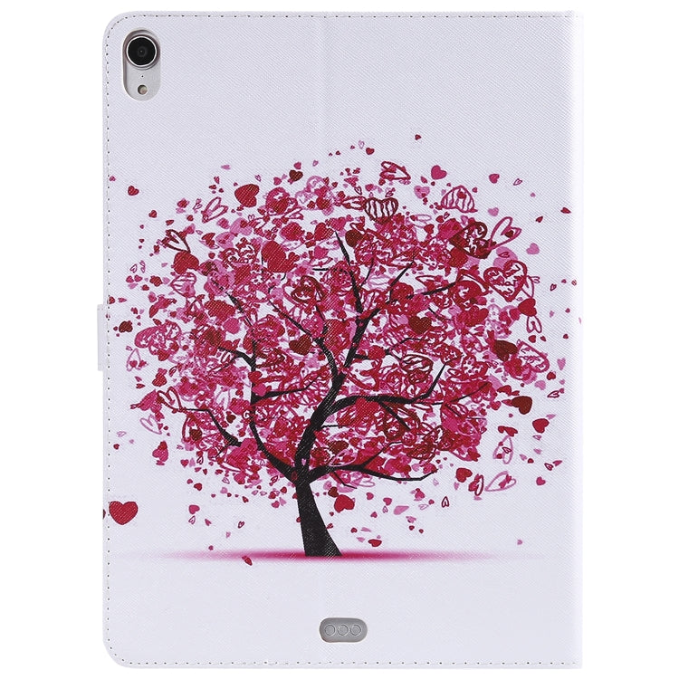 For iPad Pro 11 (2018) Colored Drawing Pattern Horizontal Flip PU Leather Case with Holder & Card Slots & Wallet(Colored Tree) - iPad Pro 11 (2018) Cases by buy2fix | Online Shopping UK | buy2fix
