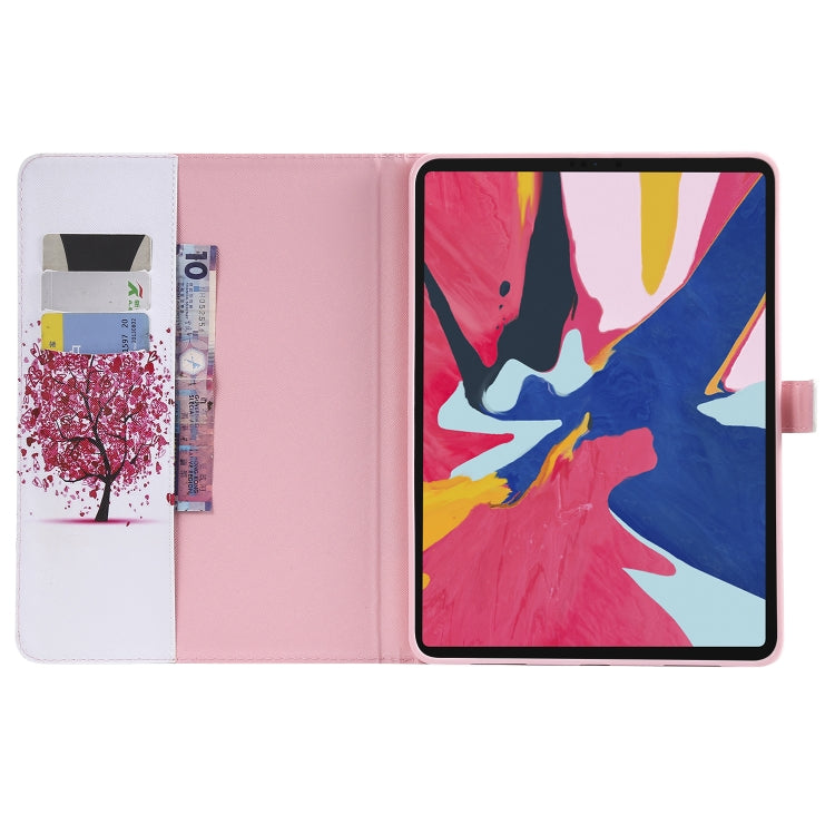 For iPad Pro 11 (2018) Colored Drawing Pattern Horizontal Flip PU Leather Case with Holder & Card Slots & Wallet(Colored Tree) - iPad Pro 11 (2018) Cases by buy2fix | Online Shopping UK | buy2fix