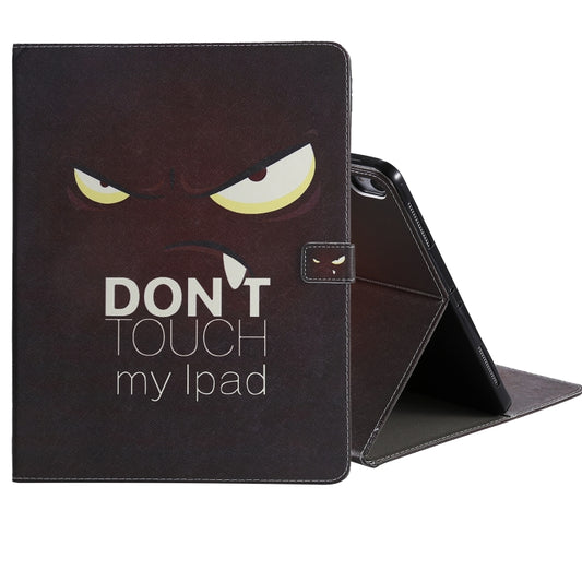 for iPad Pro 12.9 (2018) Colored Drawing Pattern Horizontal Flip PU Leather Case with Holder & Card Slots & Wallet (Eye) - iPad Pro 12.9 (2018) Cases by buy2fix | Online Shopping UK | buy2fix