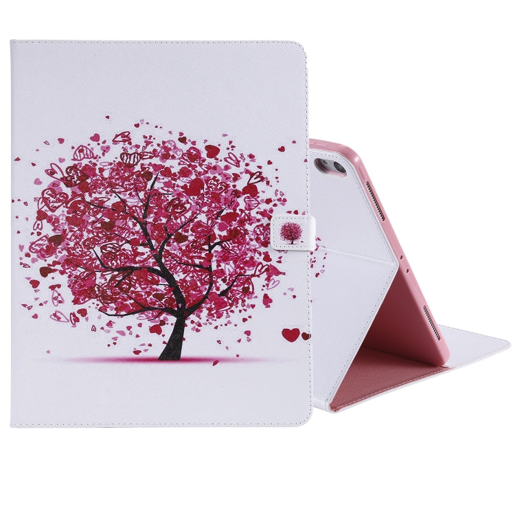 for iPad Pro 12.9 (2018) Colored Drawing Pattern Horizontal Flip PU Leather Case with Holder & Card Slots & Wallet (Colored Tree) - iPad Pro 12.9 (2018) Cases by buy2fix | Online Shopping UK | buy2fix