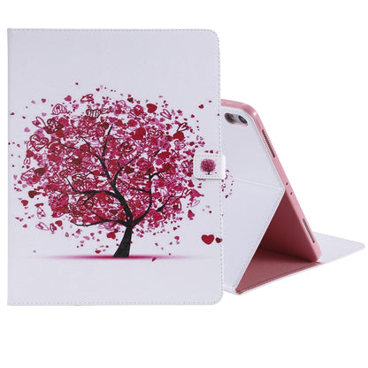 for iPad Pro 12.9 (2018) Colored Drawing Pattern Horizontal Flip PU Leather Case with Holder & Card Slots & Wallet (Colored Tree) - iPad Pro 12.9 (2018) Cases by buy2fix | Online Shopping UK | buy2fix