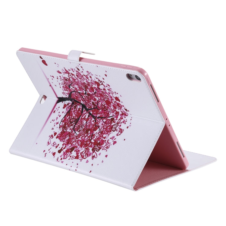 for iPad Pro 12.9 (2018) Colored Drawing Pattern Horizontal Flip PU Leather Case with Holder & Card Slots & Wallet (Colored Tree) - iPad Pro 12.9 (2018) Cases by buy2fix | Online Shopping UK | buy2fix