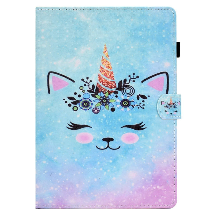 For iPad 10.2 2020 & 2019 Sewing Pen Slot Leather Tablet Case(Wildebeest) - iPad 10.2 Cases by buy2fix | Online Shopping UK | buy2fix