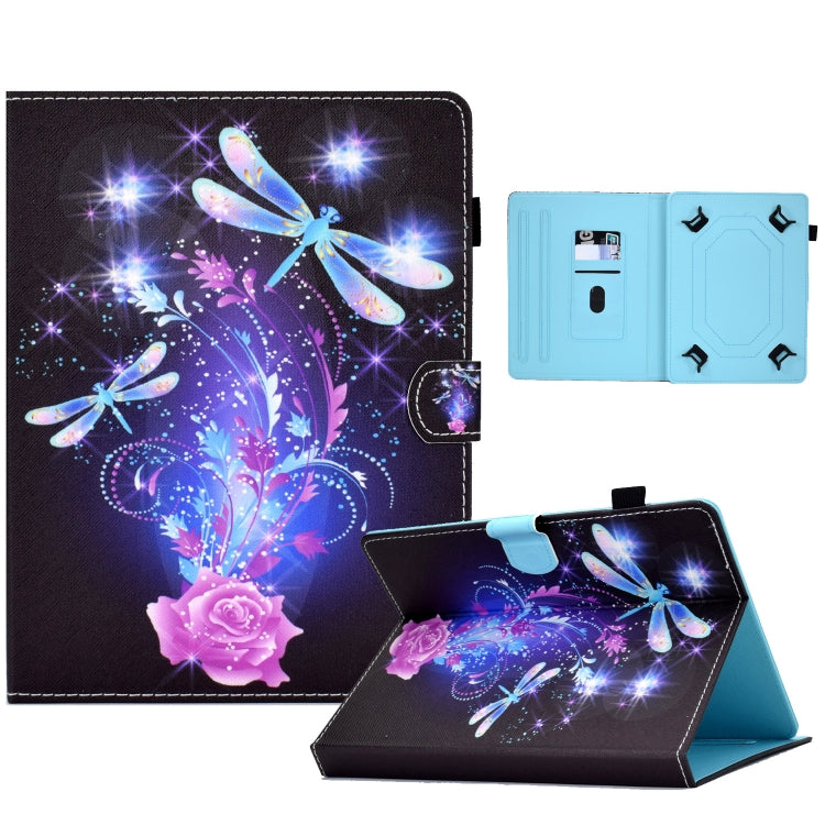 For 7 inch Tablet Electric Pressed TPU Leather Tablet Case(Butterfly) - 7 inch by buy2fix | Online Shopping UK | buy2fix