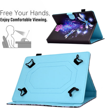 For 7 inch Tablet Electric Pressed TPU Leather Tablet Case(Butterfly) - 7 inch by buy2fix | Online Shopping UK | buy2fix