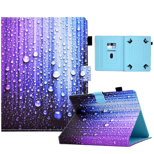 For 8 inch Tablet Electric Pressed TPU Leather Tablet Case(Water Droplets) - 8 inch by buy2fix | Online Shopping UK | buy2fix