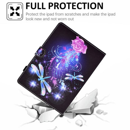 For 8 inch Tablet Electric Pressed TPU Leather Tablet Case(Butterfly) - 8 inch by buy2fix | Online Shopping UK | buy2fix