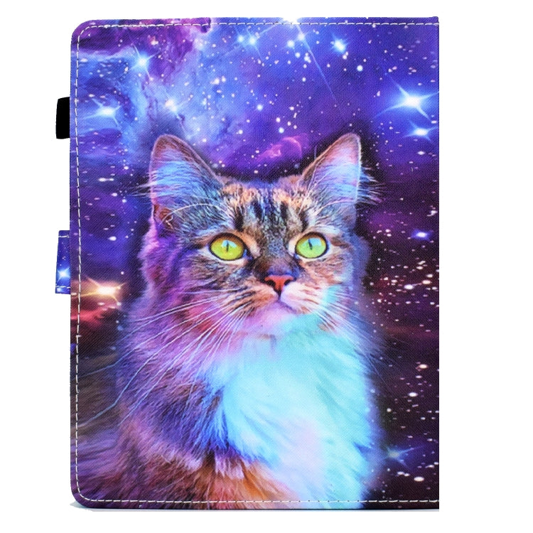 For 8 inch Tablet Electric Pressed TPU Leather Tablet Case(Star Cat) - 8 inch by buy2fix | Online Shopping UK | buy2fix