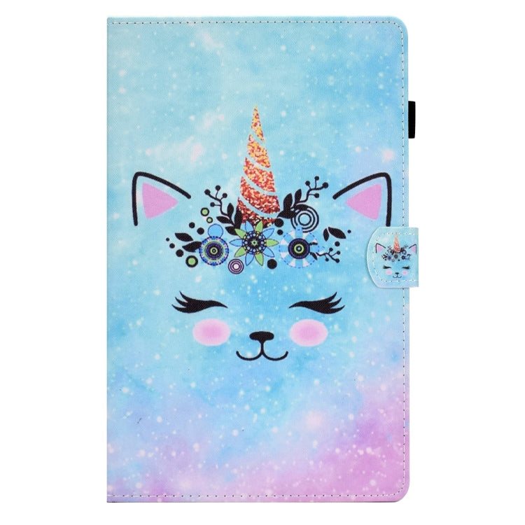 For Samsung Galaxy Tab A 10.1 2016 T580 Sewing Pen Slot Leather Tablet Case(Wildebeest) by buy2fix