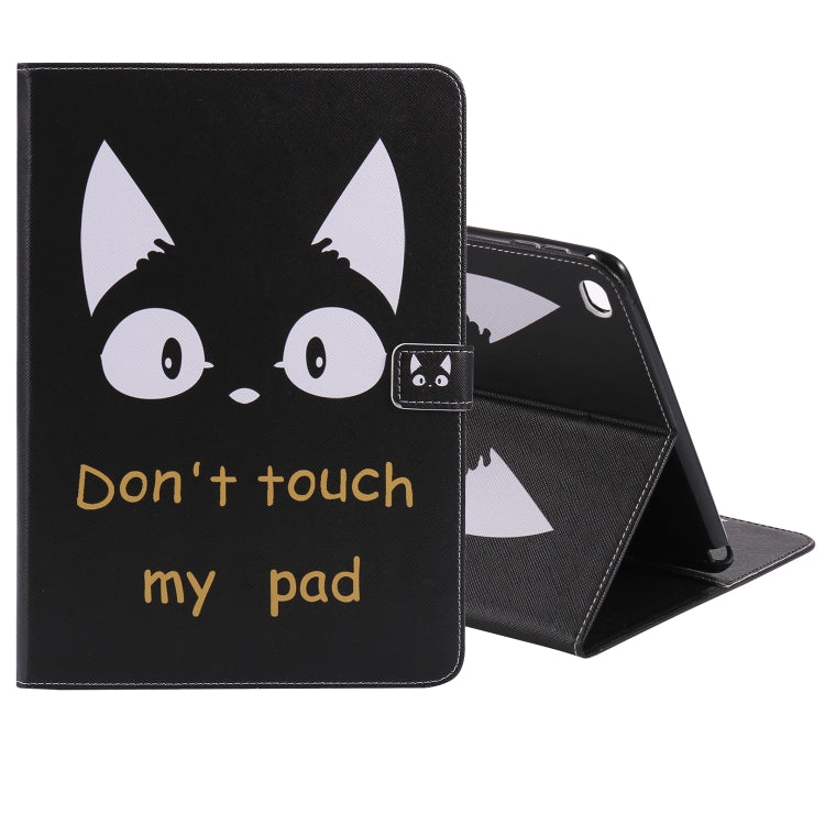 For iPad 5 & 6 Colored Drawing Pattern Horizontal Flip PU Leather Case with Holder & Card Slots & Wallet & Sleep / Wake-up Function(Cat Ears) - More iPad Cases by buy2fix | Online Shopping UK | buy2fix