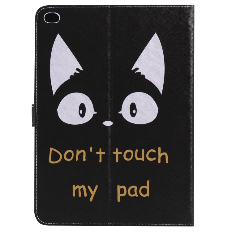 For iPad 5 & 6 Colored Drawing Pattern Horizontal Flip PU Leather Case with Holder & Card Slots & Wallet & Sleep / Wake-up Function(Cat Ears) - More iPad Cases by buy2fix | Online Shopping UK | buy2fix